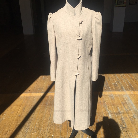 Vintage Jackets & Blazers - Cream vintage wool coat